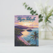 Carte St John du parc national des Îles Vierges (Debout devant)