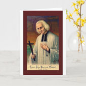 Carte St John Vianney (Fleur jaune)
