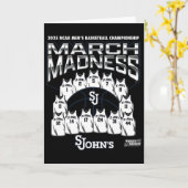 Carte St. John's March Madness 2025 Men's Sketll Nil (Fleur jaune)