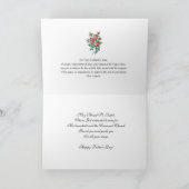 Carte St. Joseph Fête des Pères Jésus Pères Catholiques  (Intérieur)