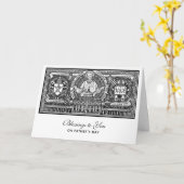 Carte St. Joseph Fête des Pères Jésus Pères Catholiques  (Fleur jaune)