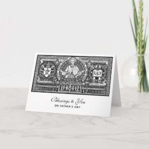 Carte St. Joseph Fête des Pères Jésus Pères Catholiques