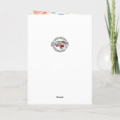 Carte St. Joseph Jésus Floral Religieux Catholique (Dos)