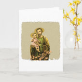 Carte St Joseph Novena (Fleur jaune)