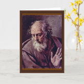 Carte St Joseph par Reni Guido (Fleur jaune)