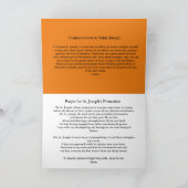 Carte St. Joseph pour ces Time Card (Intérieur)
