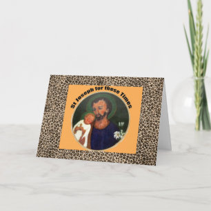 Carte St. Joseph pour ces Time Card
