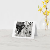 Carte St. Katherine of Alexandria Notecard (Fleur jaune)