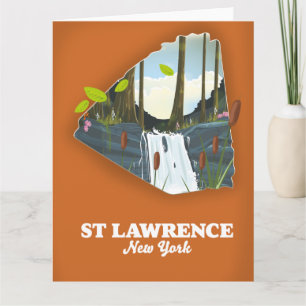 Carte St Lawrence New York