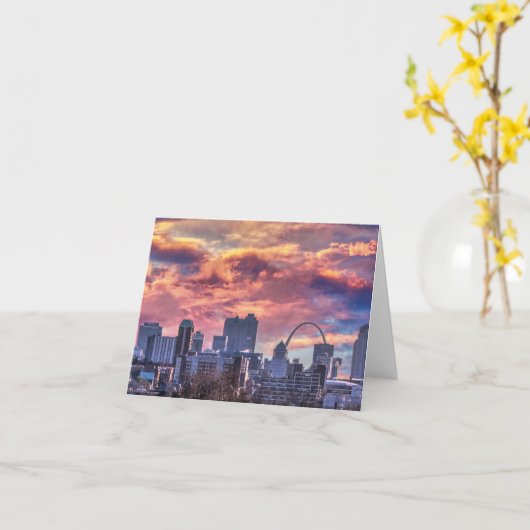 Carte St. Louis Sunrise (Fleur jaune)