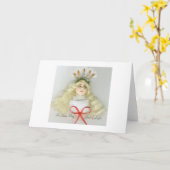 Carte St. Lucia Day 177 JL Biel Greeting Card (Fleur jaune)