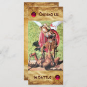CARTE ST. MICHAEL, DRAGON ET JUSTICE (Devant / Derrière)