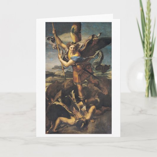 Carte St. Michael écrasant le démon, 1518 (Devant)