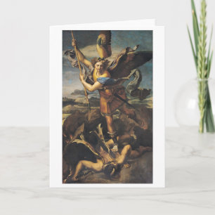 Carte St. Michael écrasant le démon, 1518