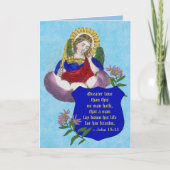 Carte St. Michael l'Archange (M 009) Condolence blanche (Devant)