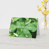 Carte St. Paddy (Fleur jaune)