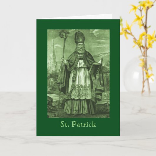 Carte St. Patrick (Fleur jaune)