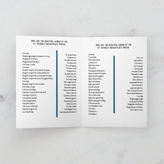 Carte St. Patrick (Intérieur)