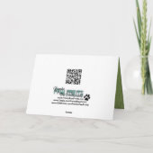 Carte St patrick - AJOUTEZ VOTRE PHOTO - cadre de (Dos)