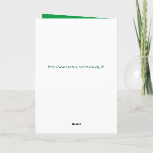 Carte St Patrick Anagram (Dos)