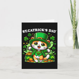 Carte St patrick Catricks Day Chats Saint Pattys Chat Lo