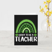 Carte St patrick Catricks Day Chats Saint Pattys Chat Lo (Fleur jaune)