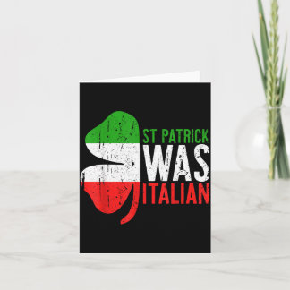 Carte St Patrick était un T-shirt italien pour hommes et