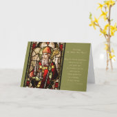 Carte St. Patrick Irish Blessing St. Patrick's Day Card (Fleur jaune)