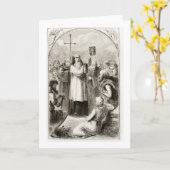 Carte St Patrick montrant au peuple de l'Irlande les (Fleur jaune)
