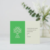 Carte St. Patrick’s Day Croix Celtique | Citation (Debout devant)