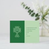 Carte St. Patrick’s Day Croix Celtique | Citation (Debout devant)