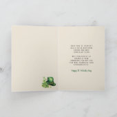 Carte St. Patrick’s Day Funny Beer Card (Intérieur)