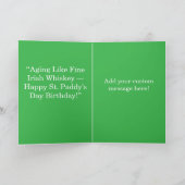 Carte St. Patrick's Day 50th Birthday Card (Intérieur)