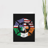 Carte St Patrick's Day Fireman Gift Proud Firefighter Qu (Devant)