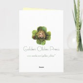 Carte St. Patrick's Day Greeting Cards (Dos)