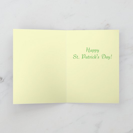 Carte St. Patrick's Day Greeting Cards (Intérieur)