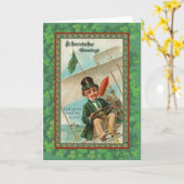 Carte St Patrick's Day Greeting Cards and Postcards (Fleur jaune)