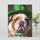 Carte St Patrick's Day Holiday Card (Debout devant)