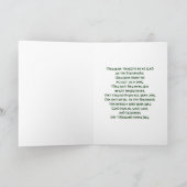 Carte St. Patrick's Day - Irish Blessing - Clover (Intérieur)