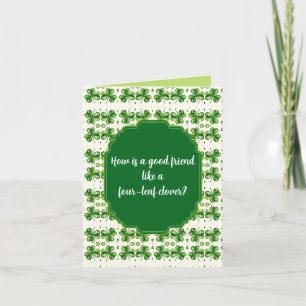 Carte "St. Patrick's Day" Joking Greeting