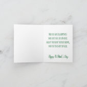 Carte St. Patrick's Day Pot of Gold Rainbow Paper Cutout (Intérieur)
