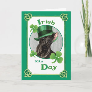 Carte St. Patrick's Day Scottish Terrier