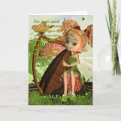 Carte St. Patrick's Day - Shamrock Irish Fairy (Devant)