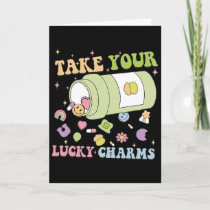 Carte St. Patricks Lucky Nurse Prenez Vos Charmes de Cha