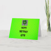 Carte ST Patric's Day Birthday Card (Devant)