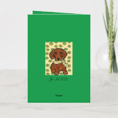 Carte St.Patty Doxie (Dos)