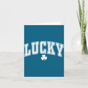 Carte St pattys jour chanceux trèfle st patrick hommes