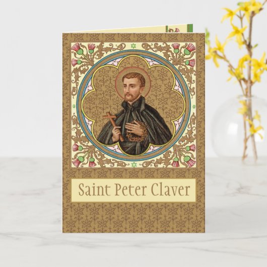Carte St. Peter Claver (BK 058) (Fleur jaune)