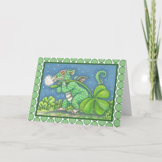 CARTE ST. PETIT DRAGON IRLANDAIS DE PATRICK (Devant)