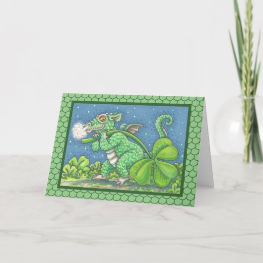 CARTE ST. PETIT DRAGON IRLANDAIS DE PATRICK (Devant)